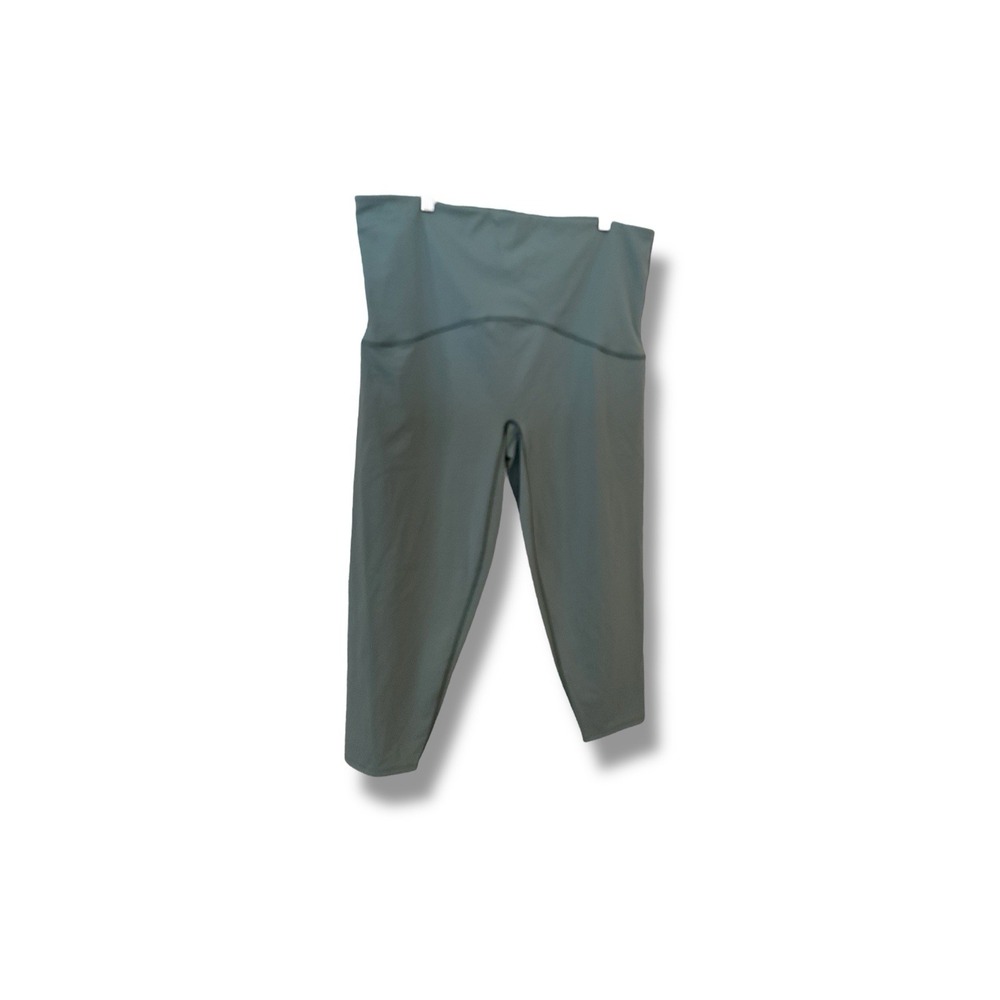 Spanx Leggings Womens 3 XL Green Sara Blakely Leggings High Waisted Stretch